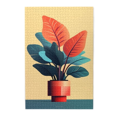 1000 PCS simple style Paradise Bird Flower Wooden jigsaw puzzles 1000 pieces Funny Artwork for Adults Enjoy the puzzle solving process Puzzles suitable for entertaining with family during holidays