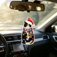 thumbnail image 4 of 2026 Christmas Home Party Decoration Cute Christmas Tree Decorations Flat Printed Acrylic Christmas Hanging Ornaments Lovely Pet Pendant For Xmas Party Home Indoor Holiday Decor, 4 of 8