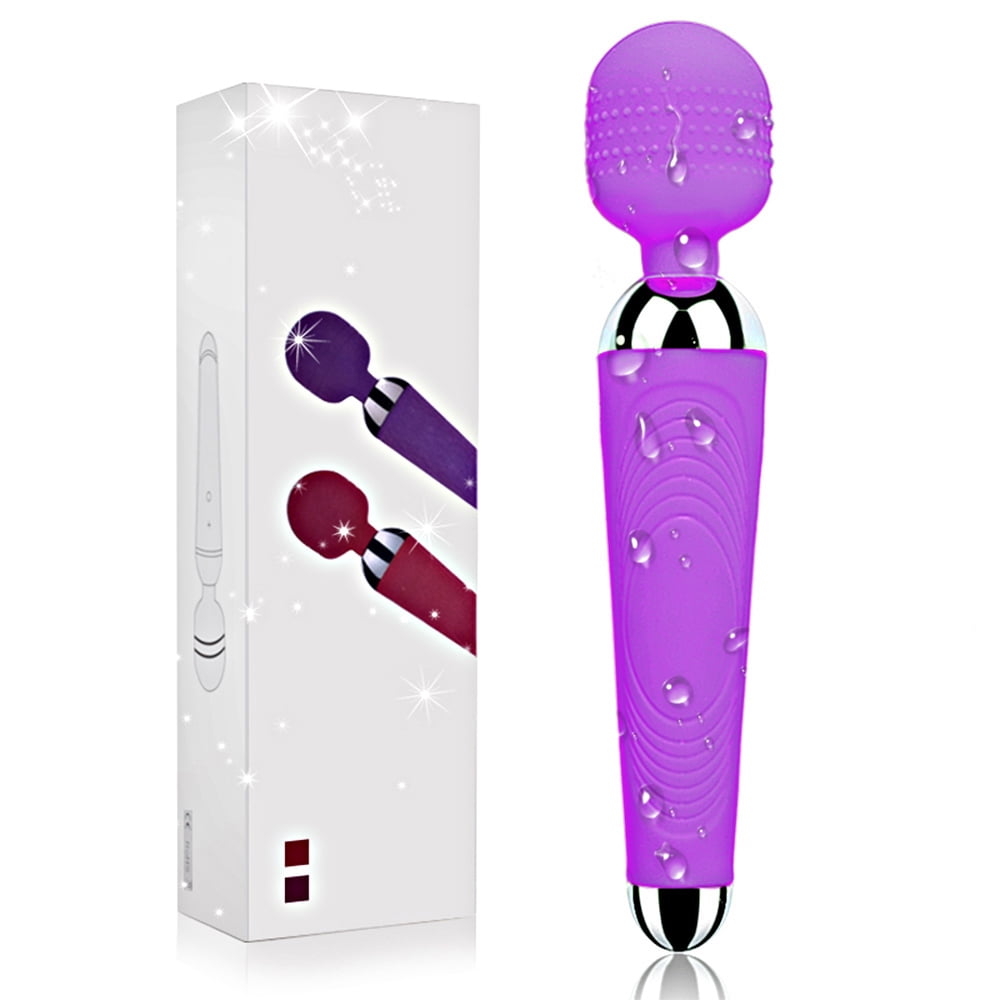 XBONP Personal Massager Wand Massager with 20 Vibrating Patterns Body