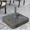 thumbnail image 3 of Outsunny Cantilever Umbrella Base with Wheels 330 lbs Sand 286 lbs Water Heavy Duty Coffee, 3 of 6