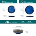 thumbnail image 3 of MONITO Stoneware Dinnerware Sets Ceramic Plates and Bowls, Service for 4(12pcs), Microwave and Dishwasher Safe, Perfect Housewarming Gift, 3 of 9
