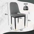 thumbnail image 2 of Silla de Comedor Moderna Vinipiel, 2 of 5