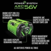 Ego Power+ 56V 12Ah Lithium Ion Power Tool Battery Pack With Fuel Indicator