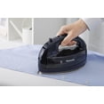 thumbnail image 5 of Plancha de vapor/seca inalámbrica Panasonic NI-WL700A, placa ancha de acero inoxidable de 1500 W, color negro/azul oscuro, 5 of 5