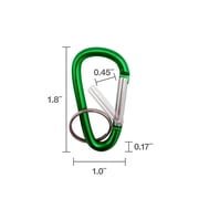 2-Pack Multi-Color Aluminum Spring Links, 5mm, 6mm, Assorted Colors (Colors May Vary), Peerless Chain Company, #4727438
