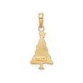 thumbnail image 3 of 14K Gold Polished Christmas Tree Pendant, 3 of 4