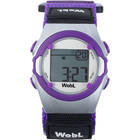 WobL 188813000315 Vibrating Alarm Watch, Purple