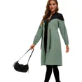 thumbnail image 4 of Gabardina Mujer Larga Elegante Moda Cordón En La Cintura, 4 of 7