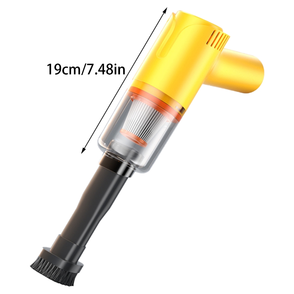 Car Vacuum Cleaner High Power Strong Suction Handheld Portable Dry Wet Cleaning