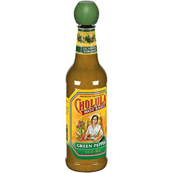 Cholula Green Pepper Hot Sauce 12 fl oz (Pack of 6)