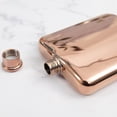 thumbnail image 5 of Flasks rose gold 6 oz Flasque en Acier Inoxydable pour vodka hip flask pour Bouteille d'Alcool Entonnoir à Liqueur hip Flasques (HTOOQ)), 5 of 5