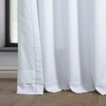 thumbnail image 5 of Half Price Drapes Dove White Grommet Faux Linen Room Darkening Curtains (1 Panel),50W X 84L, 5 of 6