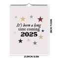 BETADOG Clearance Sales 2025 Calendar OFFICIAL 2025 12 X 24 Inch 18 Months Monthly Square Wall