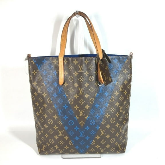 Pre-Owned LOUIS VUITTON M50147 Monogram V-Line Cabas NS Tote Bag, Vertical... (Good)