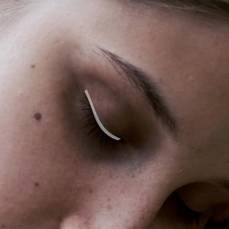 Amosfun false eyelash strips Eyelash Transparent 40Set