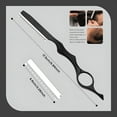 thumbnail image 4 of ACDANC Hair Razors For Cutting Hair 6.89",Professional Hair Styling Thinning Texturizing Cutting Razor with Replacement Hair Razor Blades,Ideal for Salon/Home-11PCS Black, 4 of 4