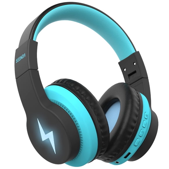 Auriculares Bluetooth Seenda Kids Over Ear 45 H Playtime Blue