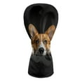 thumbnail image 2 of Yuyamidu Corgi Golf Ball Golf Club Headcover Cute Dog Golf Head Protective Cover Leather Driver Fairway Wood Hybrid Head Cover, 2 of 8