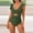 Army Green, variant on MSJUHEG Push Up Bathing Suits for Women,Swimwear Monokinis,Cross Back,Full Coverage Slimming Swimwear,High Cut Swimsuit,Plus Size One Piece Swimsuit,Bandeau Bathing Suits Watermelon Red S