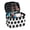 Football Pattern Design, variant on HELLHERO Easter Egg Pattern Polyester Makeup Beauty Bag with Slip-in Pockets Durable 8.86 x 6.5 x 5.9 Inches Makeup Cosmetic Bag with Large Capacity Light Gifts