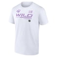 thumbnail image 2 of Men's White Minnesota Wild NHL Hockey Fights Cancer T-Shirt, 2 of 3