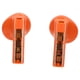 thumbnail image 5 of Auriculares inalámbricos Bluetooth Bling Bling con diseño de cuerpo translúcido color naranja, 5 of 12