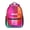Pink and Red, variant on Pink and White Checkered Pattern Backpack for School, Cute School Bag with Adjustable Shoulder Straps and Padded Back, 15.3"x11"x6.7"