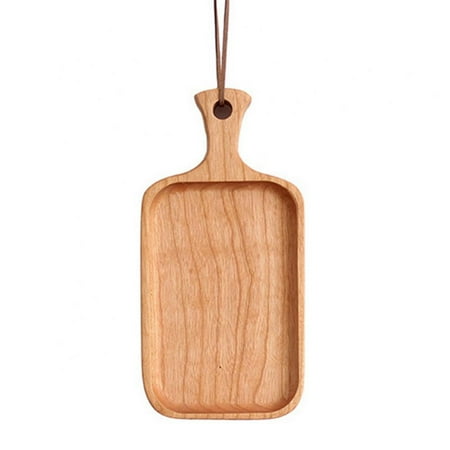 

Fruit Pizza Spatula Pizza Board Bread Plate Wooden Hand Homemade Pizza Square Baking Tray