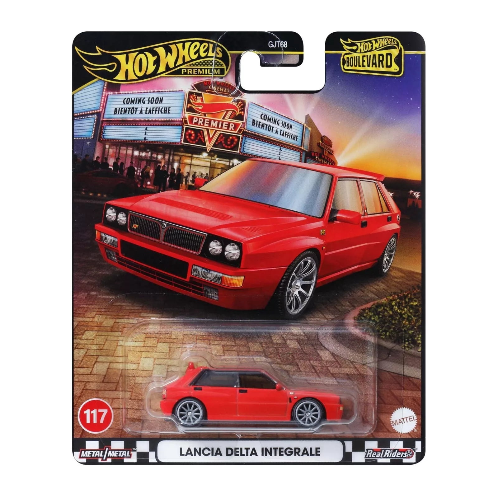 Hot Wheels Premium Boulevard 2025, Metal/Metal and Real Rider Tires, 5 Pack