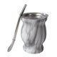 thumbnail image 1 of Juego de tazas para Yerba Mate, aislamiento térmico, regalo, portátil, para té y café Gris, 1 of 9