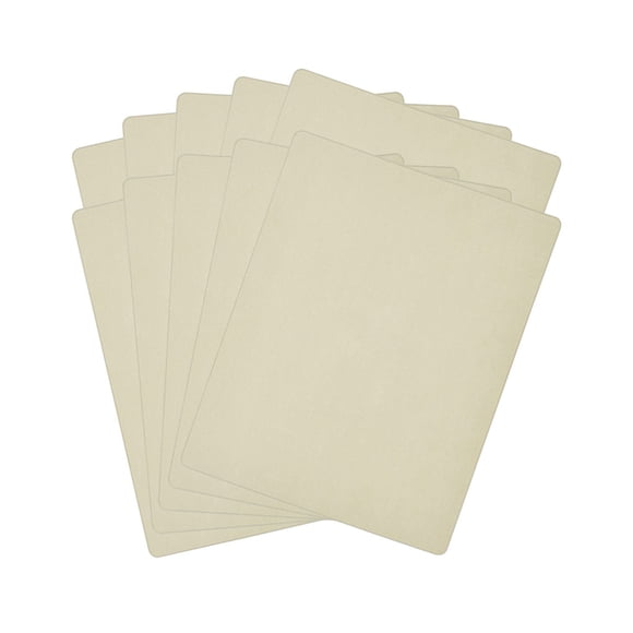 Minnieouse 1/5/10 piezas de práctica de cejas, herramienta de Microblading en blanco de silicona, hoja para colorear de buena resistencia, 1mm, Suministros de 10 piezas