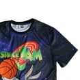 thumbnail image 3 of Space Jam Galaxy Men's Embroidered Patch Shirt Size Large, 3 of 4