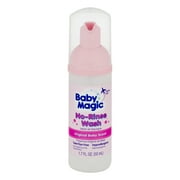 (2 pack) (2 Pack) Baby Magic No Rinse Wash Original Baby Scent, 1.7 FL OZ
