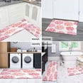 thumbnail image 6 of 2 Piece Floral Spring Flowers Dalia Rug Kitchen Rug Set, Decor Kitchen Rugs, Absorbent Non-Slip Washable Floor Mats, Home Indoor Runner Rugs 17"x47"+17"x30", 6 of 7