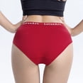thumbnail image 4 of Ropa interior de mujer de talla grande de algodón de cintura alta, calzoncillos de mujer de talla grande, ropa interior de verano para mujer, 4 of 6