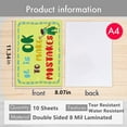 10 Pcs A4 Classroom Rules, Preschool Class Rules Posters, Educational ...