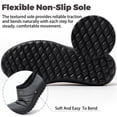 thumbnail image 6 of Knivor Unisex Scuff Slippers for Women Men Puffy Padded Upper Fleece Lined Water‑Resistant Winter House Shoes Non‑Slip Indoor Outdoor Slip‑On Slippers, 6 of 10