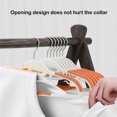 thumbnail image 4 of Miogawg Plastic Clothes Hangers, Non Slip Slim Coat Hangers, S-Shaped Opening, 360º Swivel Hook, Space-Saving For Bedroom Closet, Great For Shirts, Pants, 4 of 6