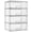 4 XL, variant on Sorbus XL Clear Pull-Out Storage Bin Set, 4 Stackable Drawers for Vanity and Under-Sink Areas