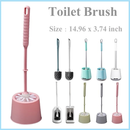 Skegnu Clearance Under $10 Toilet Brush With Hard Bristles Bathroom Cleaning Bowl Brush Kit Modern And Compact Toilet Cleaner Brush Long Handle Bristles For Bathroom Cleaner Brush