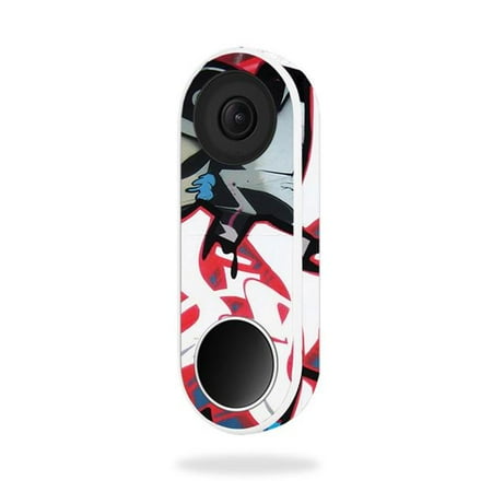 MightySkins NEHEL-Graffiti Mash Up Skin for Nest Hello Video Doorbell - Graffiti Mash Up