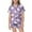 Violet, variante sur Pyjama de Noël pour Préados, Ensemble de Pyjama en Satin de Soie Imprimé, Haut à Boutons + Pantalon, Tenues de Noël pour Filles, Pyjama Familial pour les Fêtes, 12-13 Ans