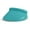 Turquoise, variant on Panama Jack Women's Sun Visor - Packable Lightweight Microfiber, 4" Peak Brim Bill with Embroidered Logo (Turquoise)