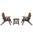 thumbnail image 1 of vidaXL 3 Piece Garden Lounge Set Solid Wood Spruce, 1 of 4