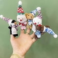thumbnail image 2 of 2set Christmas Decor, Christmas Finger Puppets Finger Dolls for Storytelling Christmas Party Favours 1.57x3.15 Inch, 2 of 5
