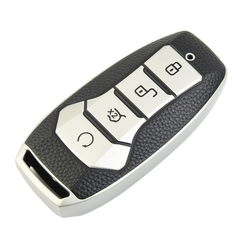 Leather Strap Keychain Remote Smart Key Tpu Car Key Case Cover for