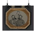thumbnail image 2 of Print: Two Unidentified Soldiers In Union Uniforms With Unidentified, 2 of 4