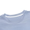thumbnail image 5 of BUIGTTKLOP Pajama Set for Women Built in Bra Short Sleeve Tops High Waisted Lounge Pants 2 Piece Outfits Cozy Loungewear, 5 of 6