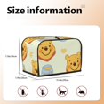 thumbnail image 4 of Funda para tostadora de 2 rebanadas con diseño de Winnie The Pooh, funda protectora contra el polvo y las huellas dactilares para pan, de poliéster, fundas para pequeños electrodomésticos de cocina, 4 of 6