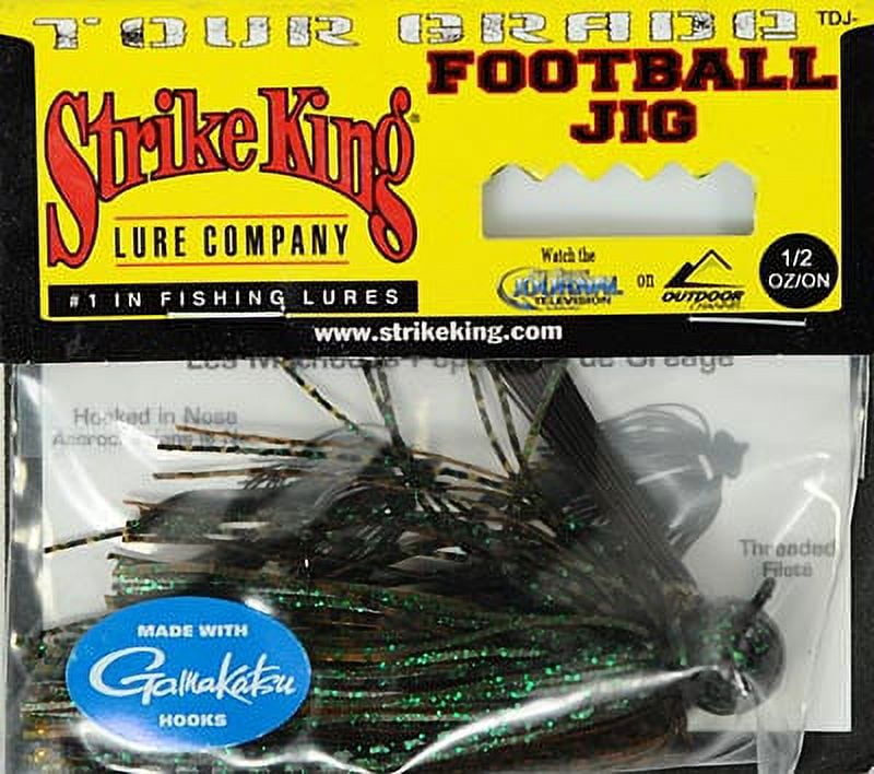 Strike King Touchdown Jig 1/2 oz Gator Craw Bass Lure